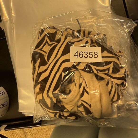 City Triangles Dress Women M Medium Black Geometric Sheath Midi Halter Neck - Picture 6 of 6